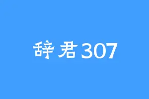 辞君307