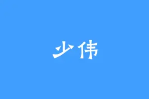 少伟
