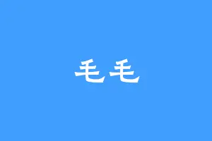 毛毛