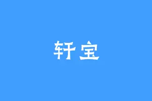 轩宝