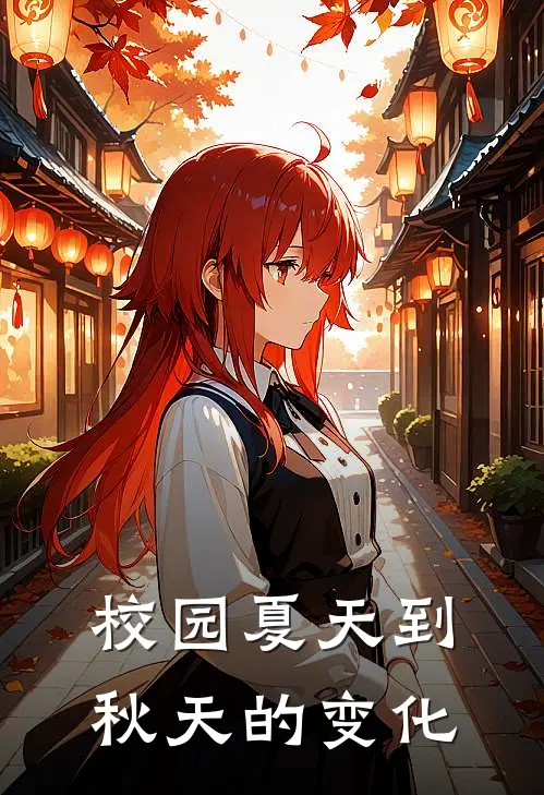 校园夏天到秋天的变化
