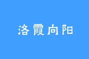 洛霞向阳
