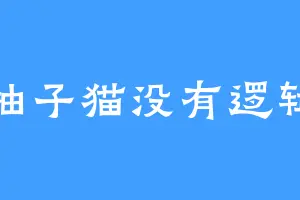 柚子猫没有逻辑