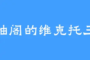 红袖阁的维克托三世